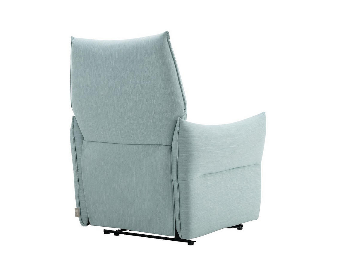 RELAXSESSEL - 1 Person - Stoff - Hellblau - - Hellblau, Textil (105/92/87cm) - Vente-Unique
