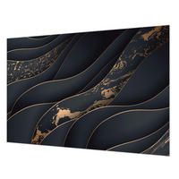 FOTOTAPETE 152x104 cm - Elegante Wellen - Weiß, Textil (152/104cm) - Wallfluent