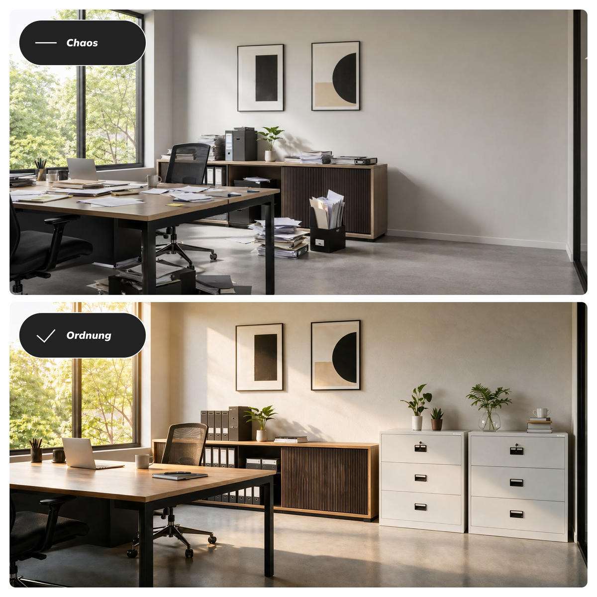 AKTENSCHRANK SARA XL V3 102x90x60 cm - Weiß, Metall (90/102/60cm) - Jan Nowak