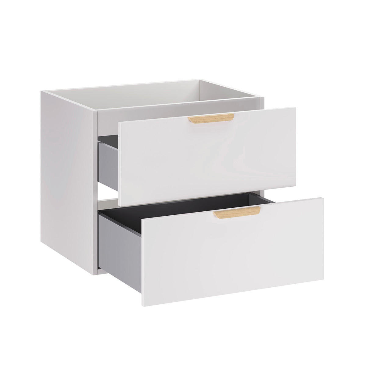 WASCHTISCHUNTERSCHRANK 60cm Oria Weiß - Weiß, Holzwerkstoff (60/50/45.5cm) - Petits-meubles