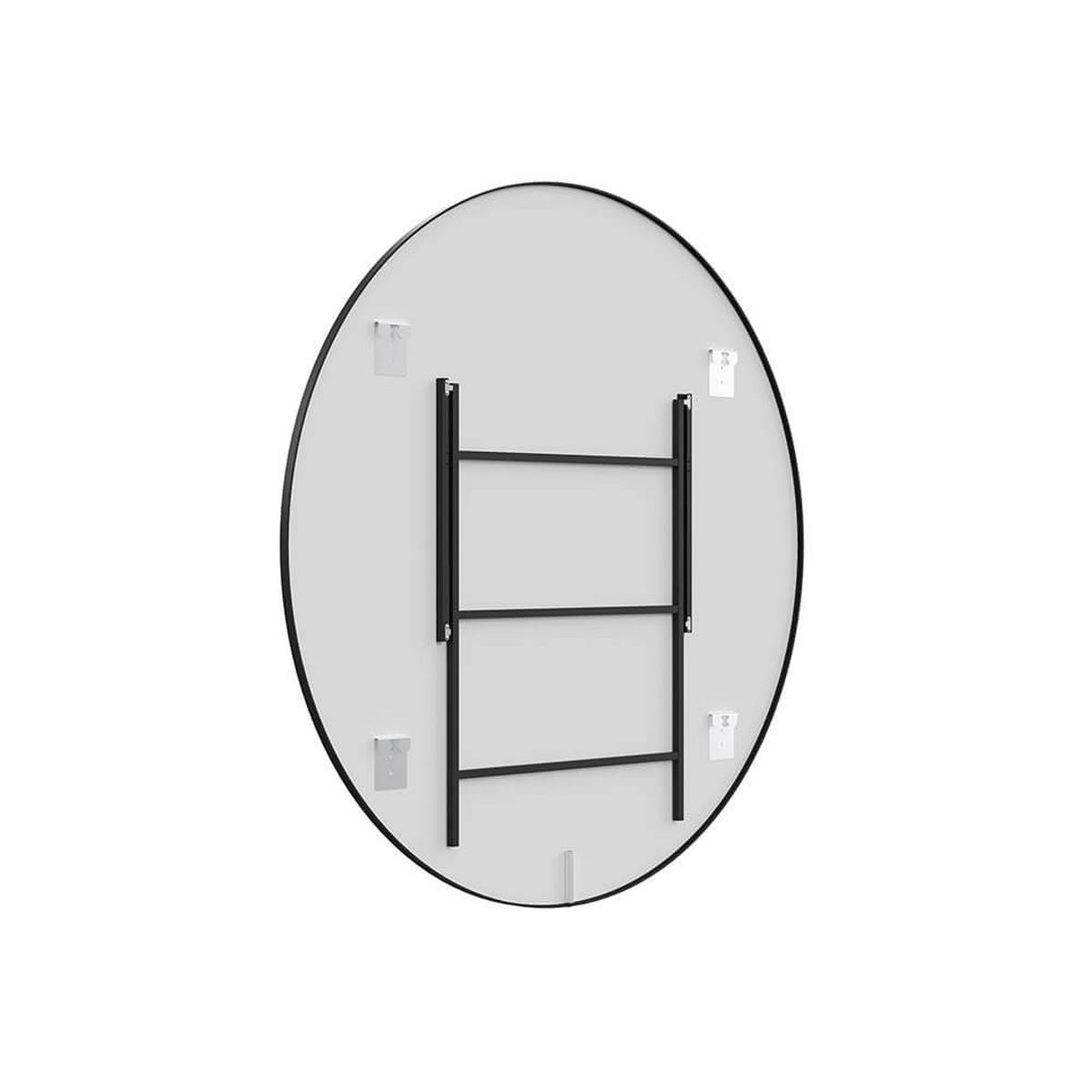 SPIEGEL KALI - 140 x 140 cm - Schwarz, Glas (140/140/2cm) - Home Deluxe