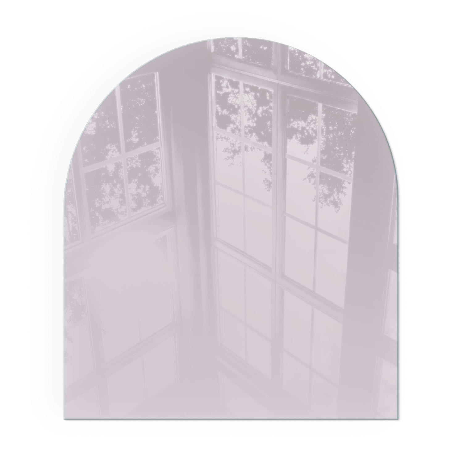 GLASPLATTE für Kamin 80x70 cm - Lila, Glas (80/70/0.4cm) - TULUP