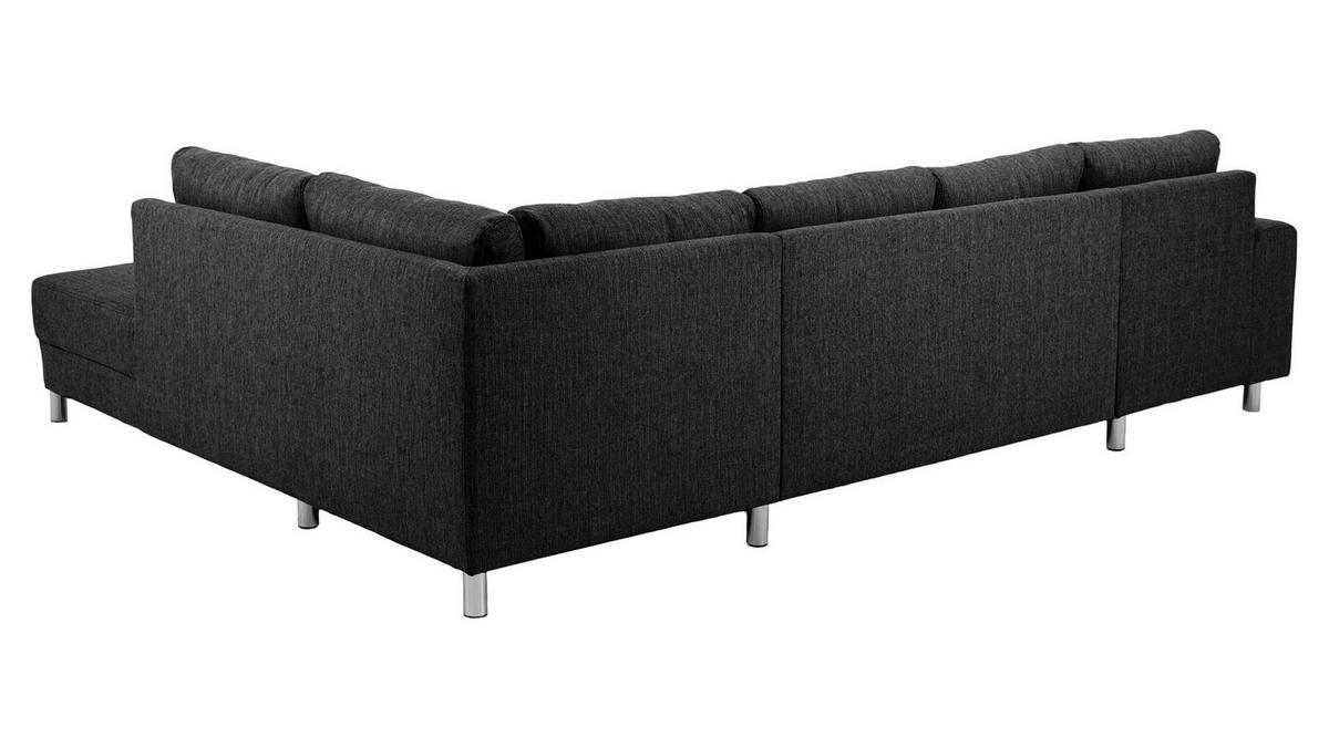 ECKSOFA anthrazitgrau - Grau, Textil (287/221cm) - ebuy24