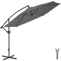 AMPELSCHIRM Artemis, inkl. Schutzhülle, grau - Grau, Metall (350/337cm) - tectake