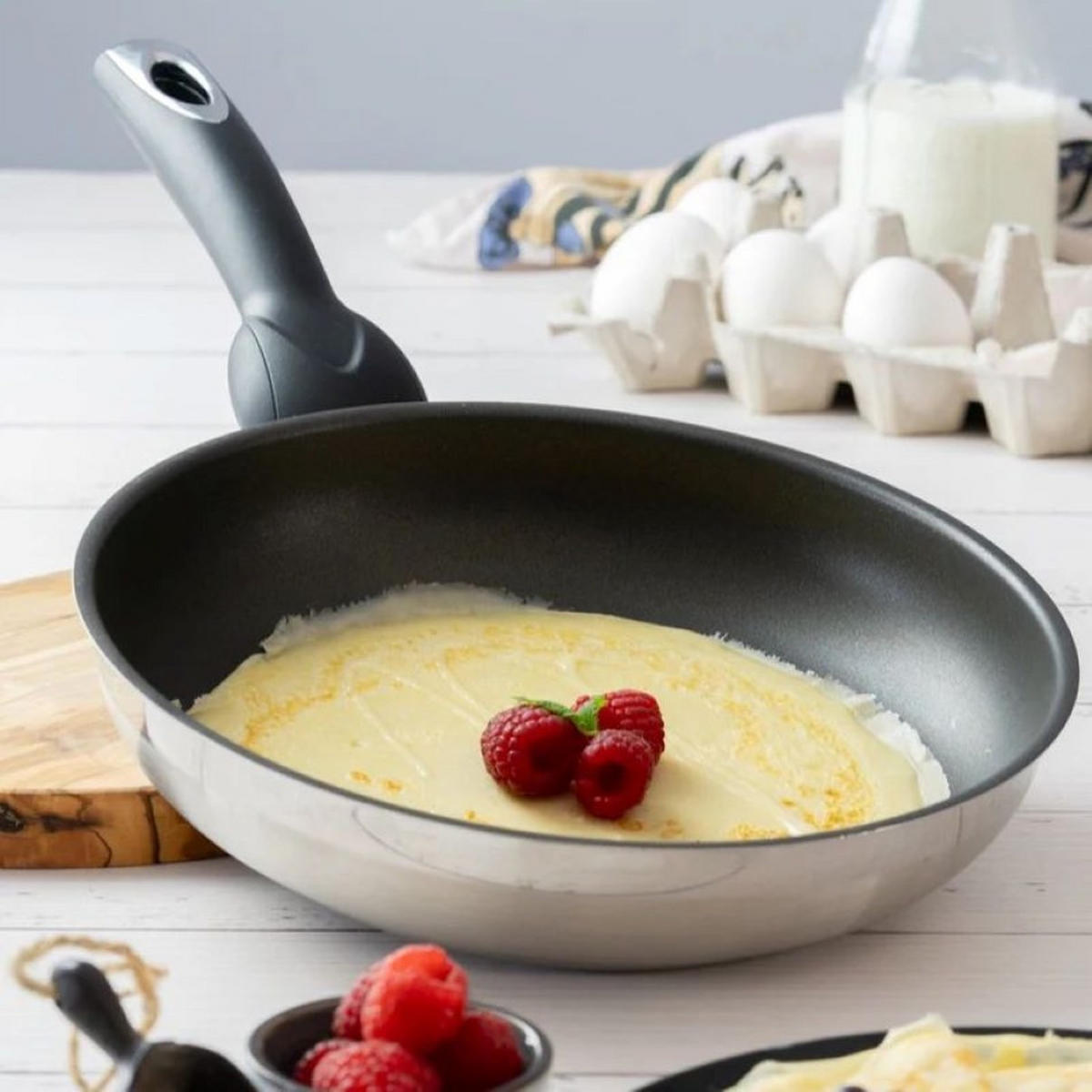 PFANNE Galaxy Edelstahl induktion 24 cm - Multicolor, Metall (24/24/5.5cm) - BAF