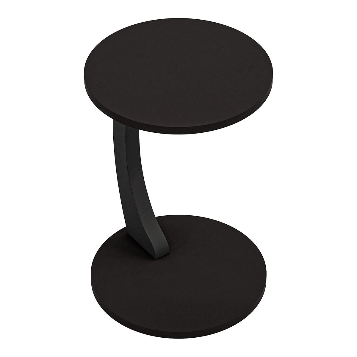 BEISTELLTISCH Holeby - Schwarz, Holzwerkstoff (38/38/56cm) - [en.casa]