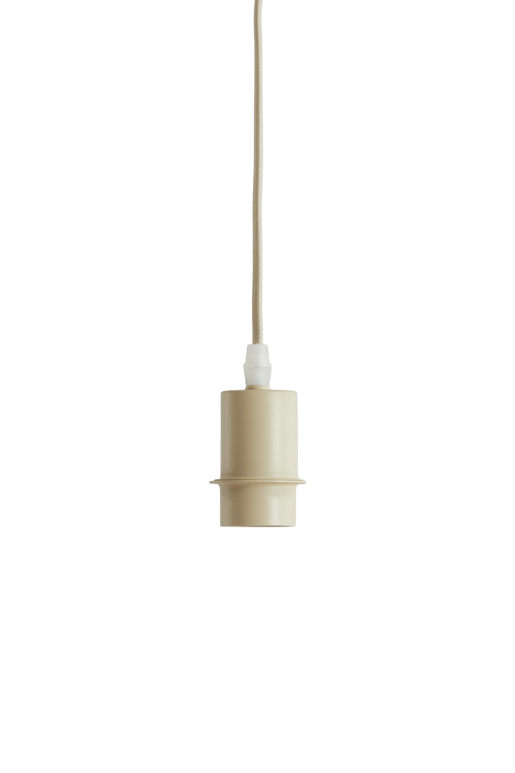 HÄNGELAMPE Cupa Braun Ø5/7,5 cm - Weiß, Metall (5/5/7.5cm) - Light & Living