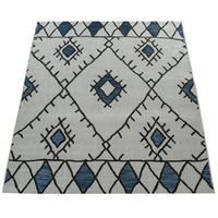 OUTDOORTEPPICH 120/160 cm Kuba 124 - Blau, Textil (120/160cm) - Paco Home