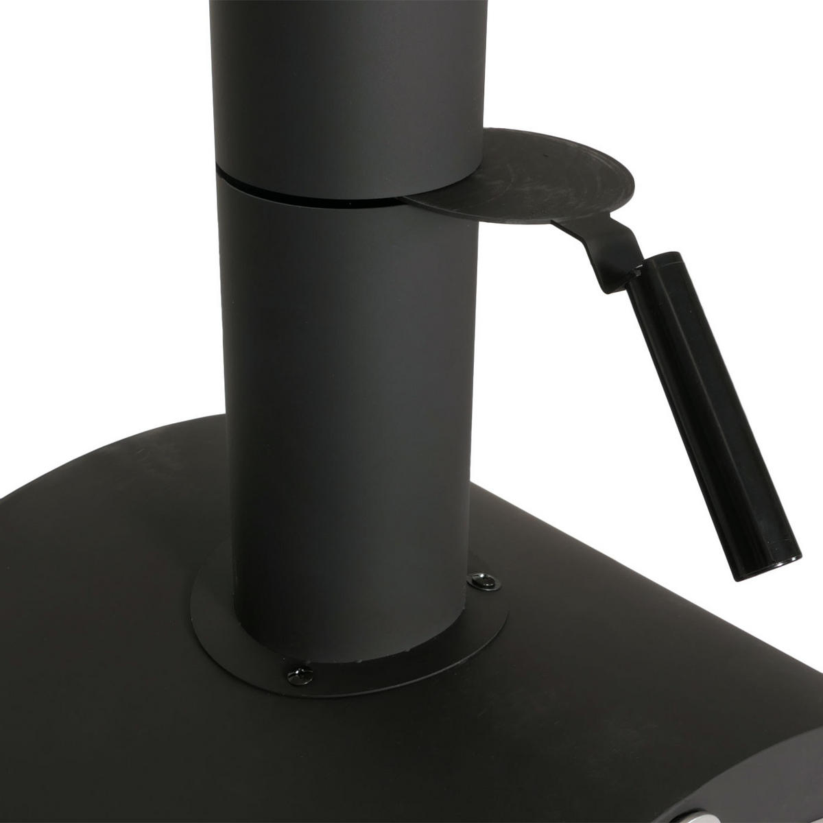 PIZZAOFEN Schwarz - Schwarz, Metall (70/166/48cm) - MCW