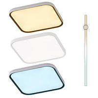 LED DECKENLEUCHTE Metall Weiß - Weiß, Metall (48/48/4cm) - Wofi
