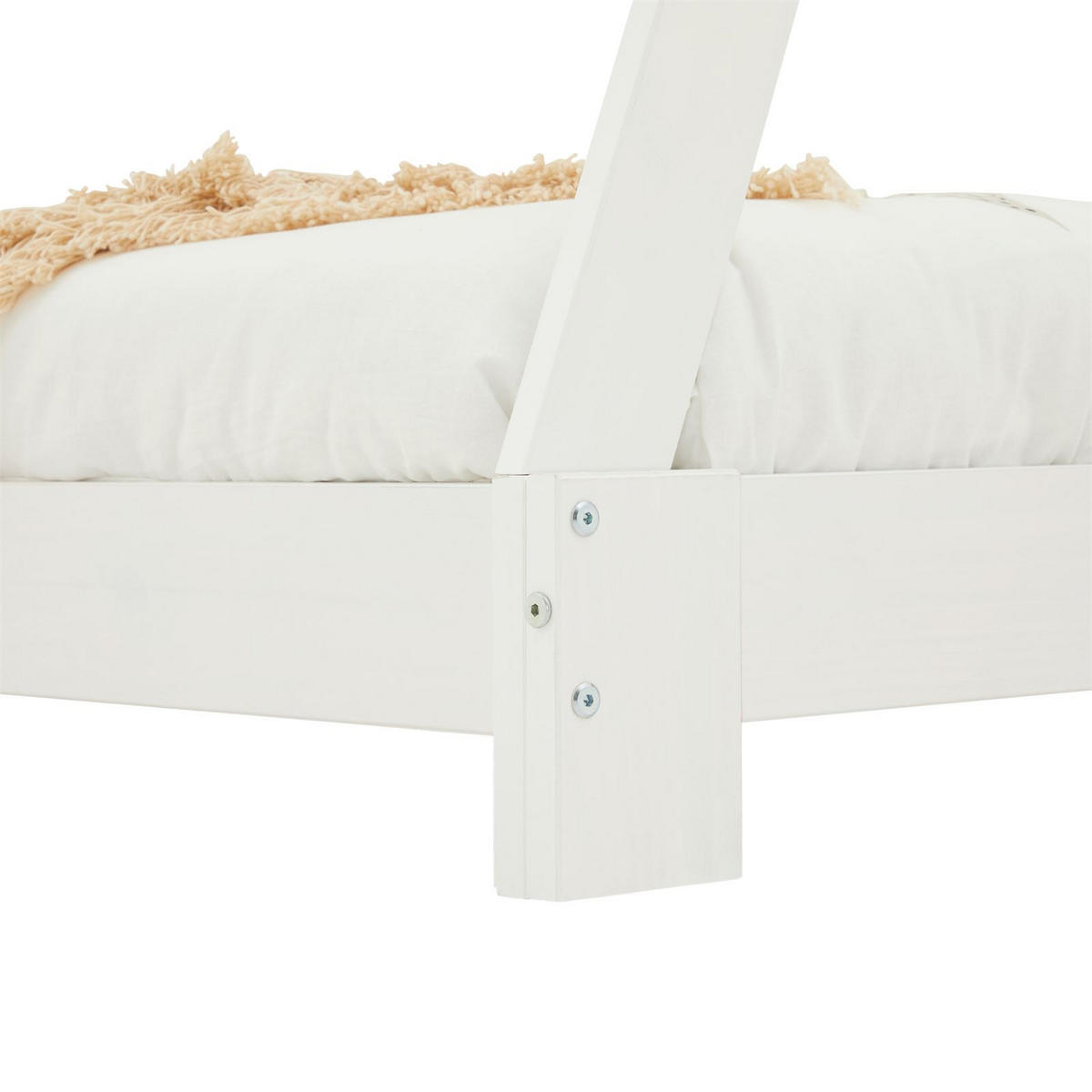 TIPIBETT ELIN 90X190 CM - Weiß, Holz (90/190cm) - IDIMEX