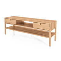 TV-SCHRANK INA Kernbuche - Creme, Holz (160/59/46cm) - byoak
