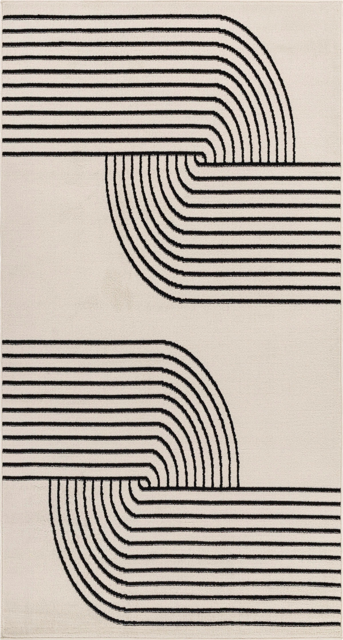 KURZFLORTEPPICH 80/220 cm Weiß - Weiß, Textil (80/220cm) - LIVABLISS