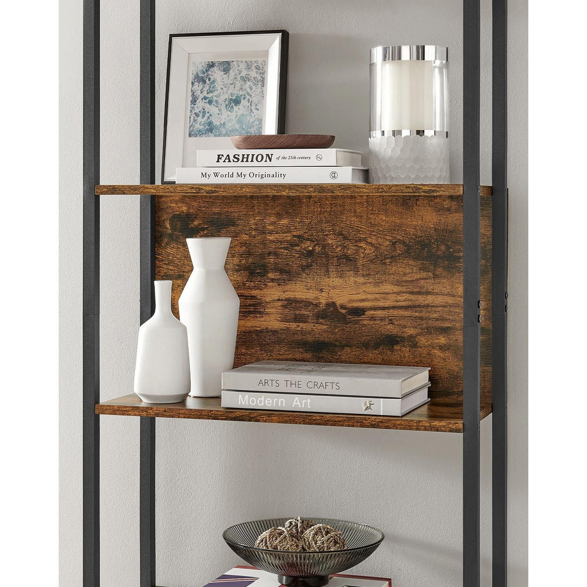 BÜCHERREGAL STANDREGAL - Braun, Holzwerkstoff (24/186/60cm) - Hansiro