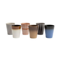 TASSE Kaffeen Kaffeebecher Earth 310 ml - 6 Stück - Multicolor, Keramik (0.31L) - Studio Tavola