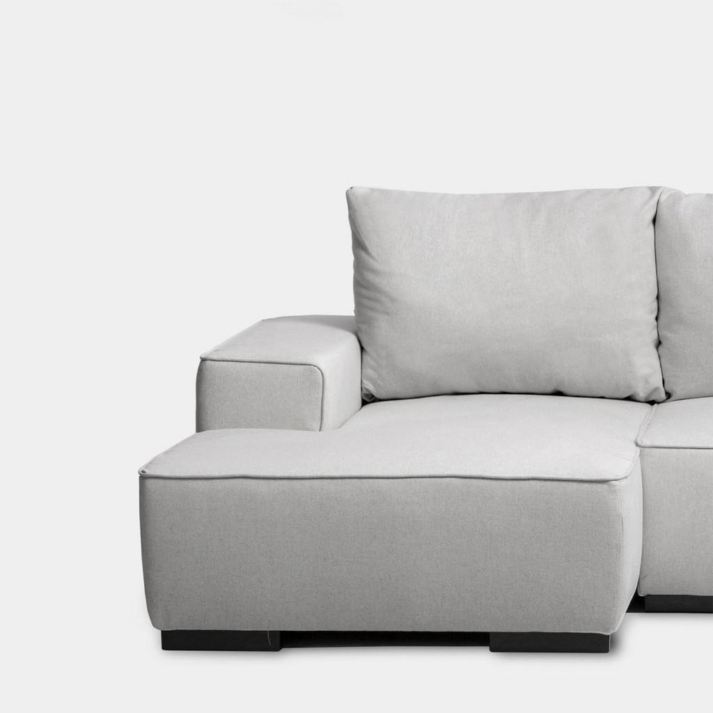 Thumbnail - Klast Home Schlafsofa, Grau, Textil, 250x80x147 cm, Wohnzimmer, Sofas & Couches, Schlafsofas