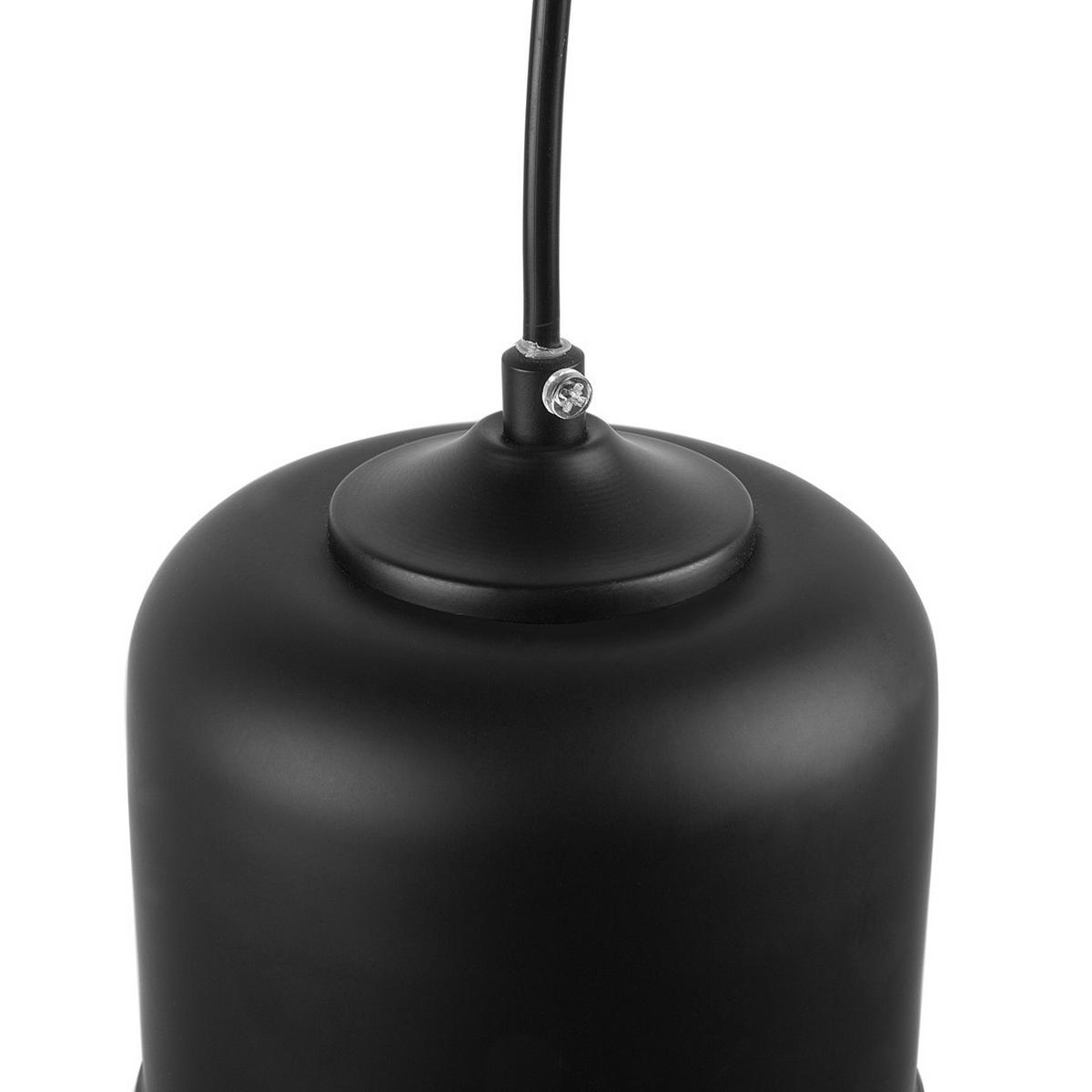 HÄNGELEUCHTE Purus 13/13/126 cm - Schwarz, Glas (13/13/126cm) - Beliani