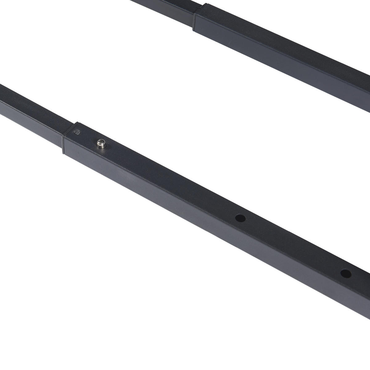 KAMINHOLZREGAL Kasan - Schwarz, Metall (100/150/25cm) - [en.casa]