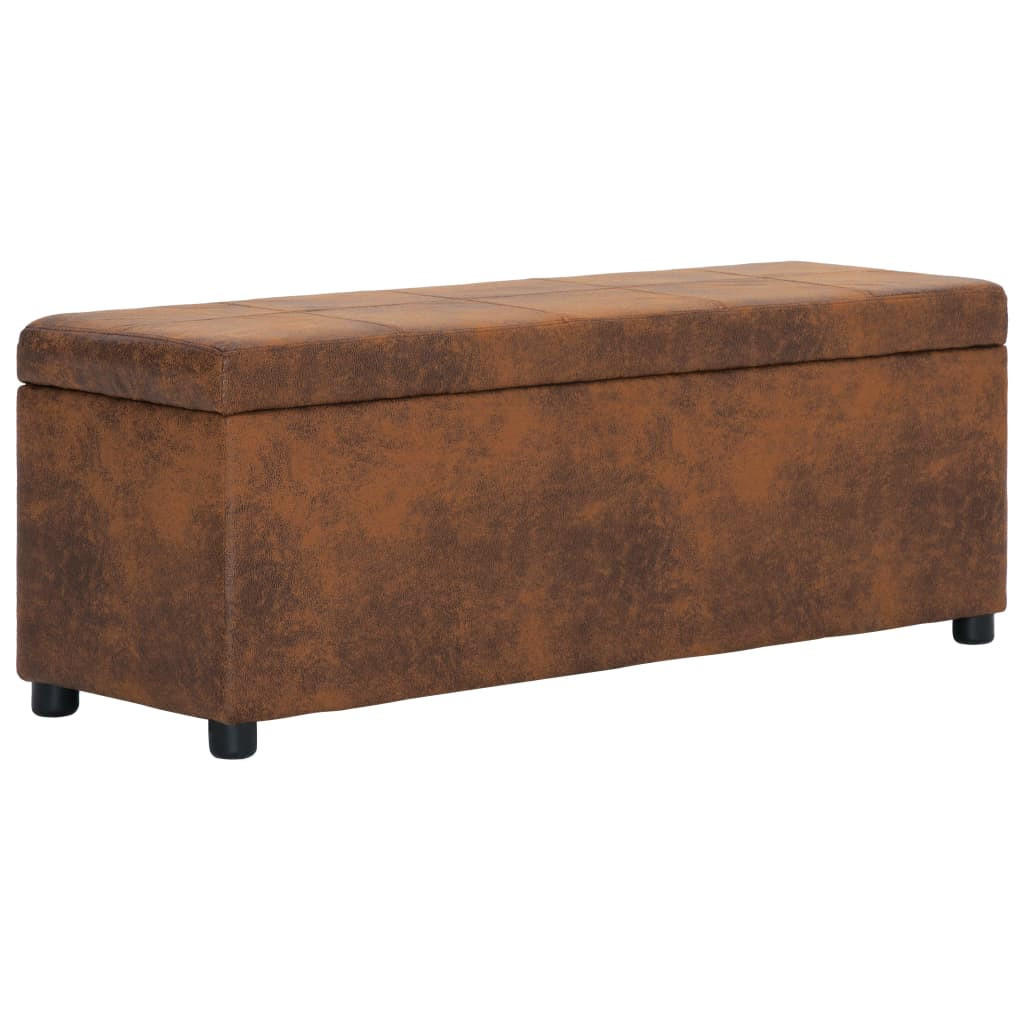 vidaXL Truhenbank Braun 38x43x116 cm