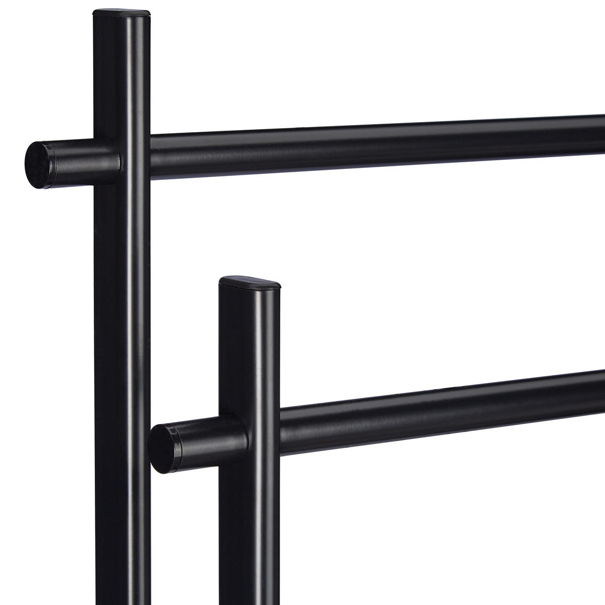 HANDTUCHHALTER - Schwarz, Metall (51/87.5/20cm) - Relaxdays