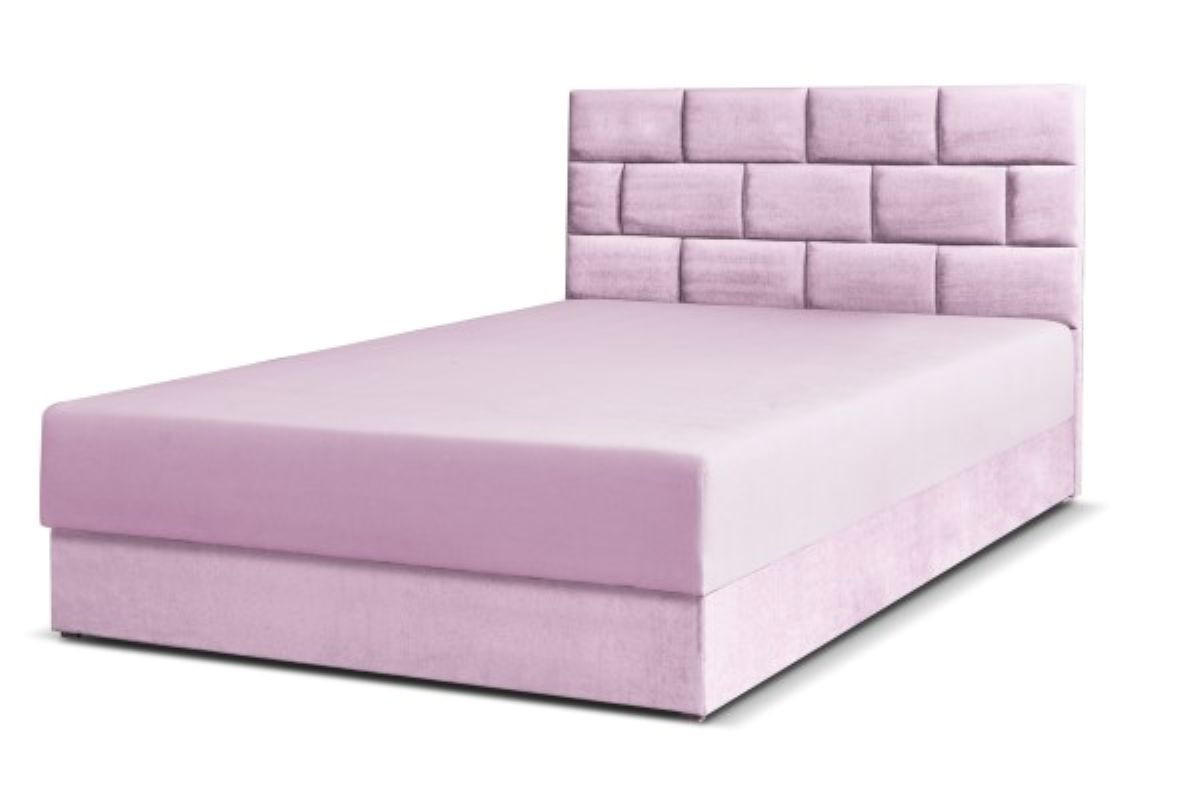 BOXBETT Majorka 120x200 cm mit Bettkasten und Matratze, rosa - Rosa, Holz (120/200cm) - Margaret Hadas24