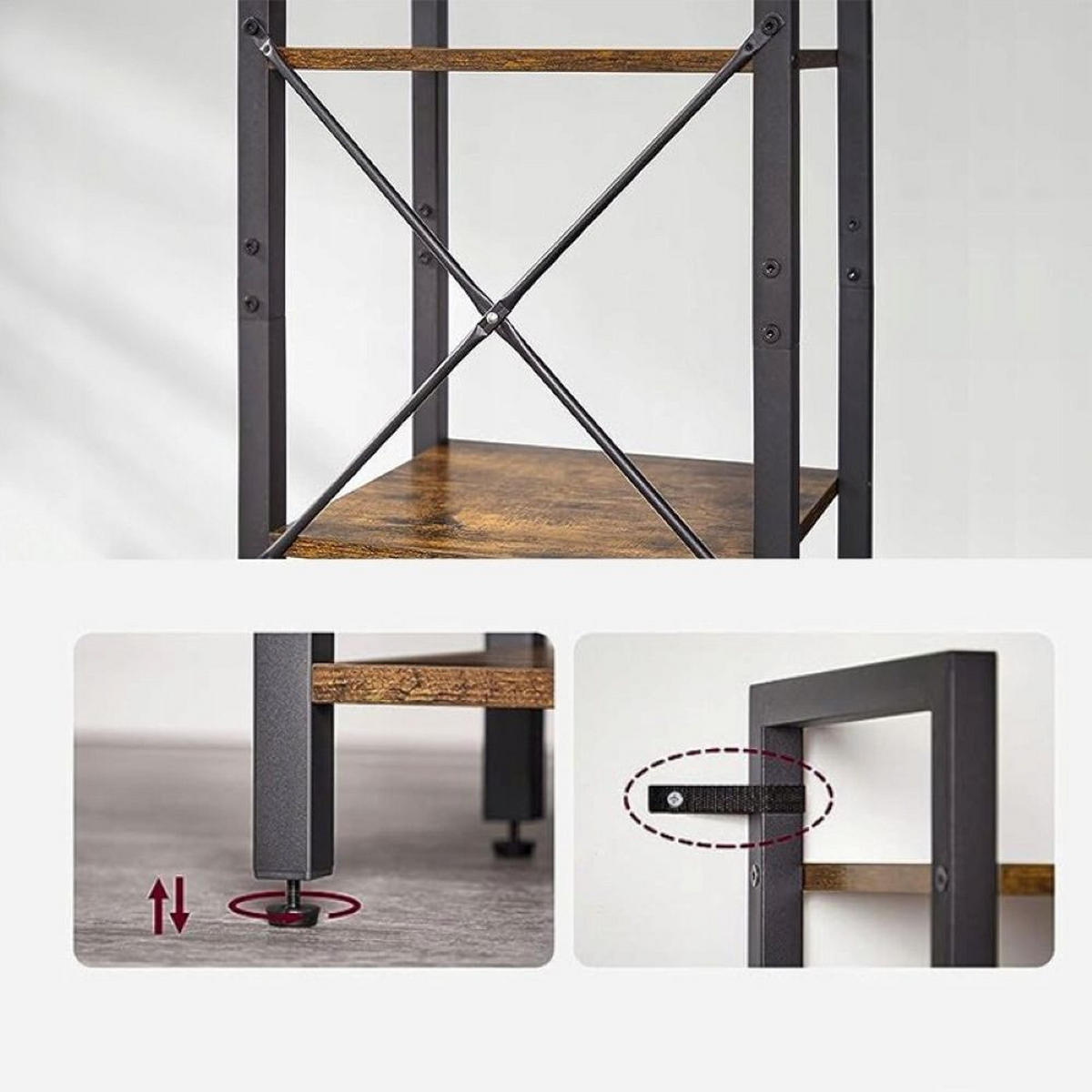 BÜCHERREGAL, braun 40/30/187.5 cm - Braun, Holzwerkstoff (40/187.5/30cm)