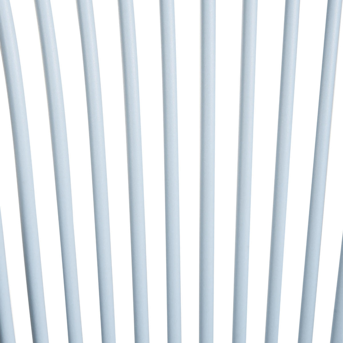 GARTENSTUHL 4er-Set Hellblau Pesaro - Blau, Kunststoff (58/84/45cm) - Beliani