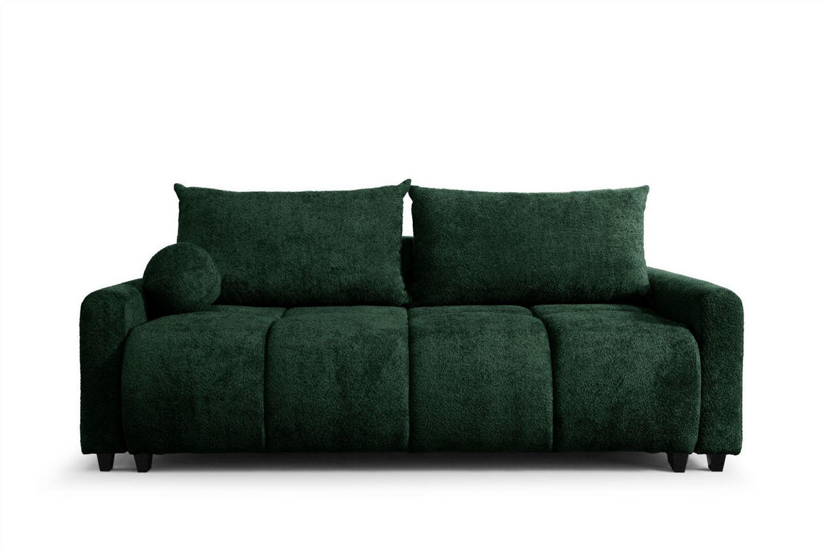 SCHLAFSOFA Giana - Grün, Holzwerkstoff/Textil (230/100/100cm) - Fun Möbel