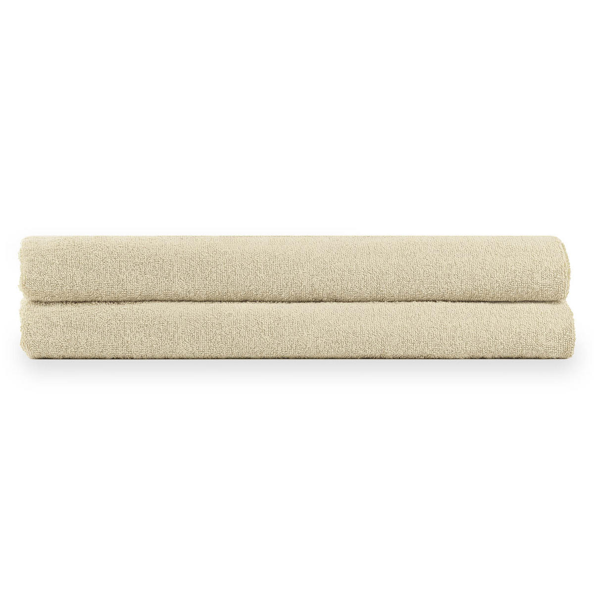 SAUNATUCH 2er-Set, 2x Saunatuch 80/200 cm, Sandfarben - Sandfarben, Textil (80/200cm) - Blumtal