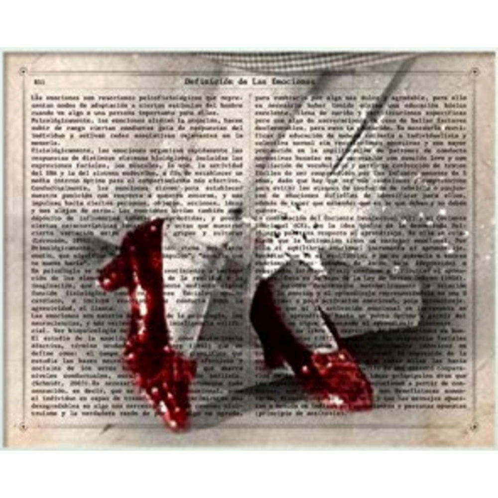 POSTER Zauberer Von Oz Und Dorothys Schuhe A4 Rahmenlos - Klar, Papier (29.7/5/21cm) - Nacnic