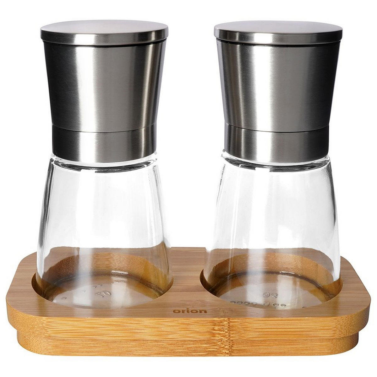 GEWÜRZMÜHLE-SET Transparent - Klar, Glas (9/14.5/17cm) - Orion 