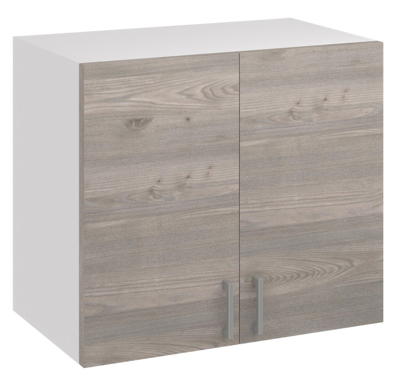 KÜCHENHÄNGESCHRANK G80 2D eiche nelson - Braun, Holzwerkstoff (80/60/31cm) - roe furniture