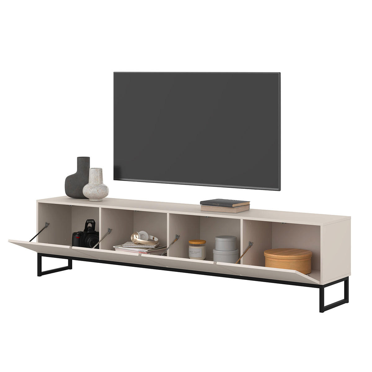 TV OMARICA Loa Kašmir - kašmir, leseni material (209/50.2/36.5cm) - Petits-meubles