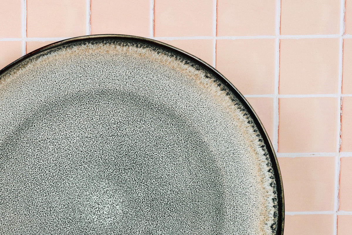 SERVIERPLATTE Genesis Ø33cm - Erde - Grau, Keramik (33/3.5/33cm) - Björn