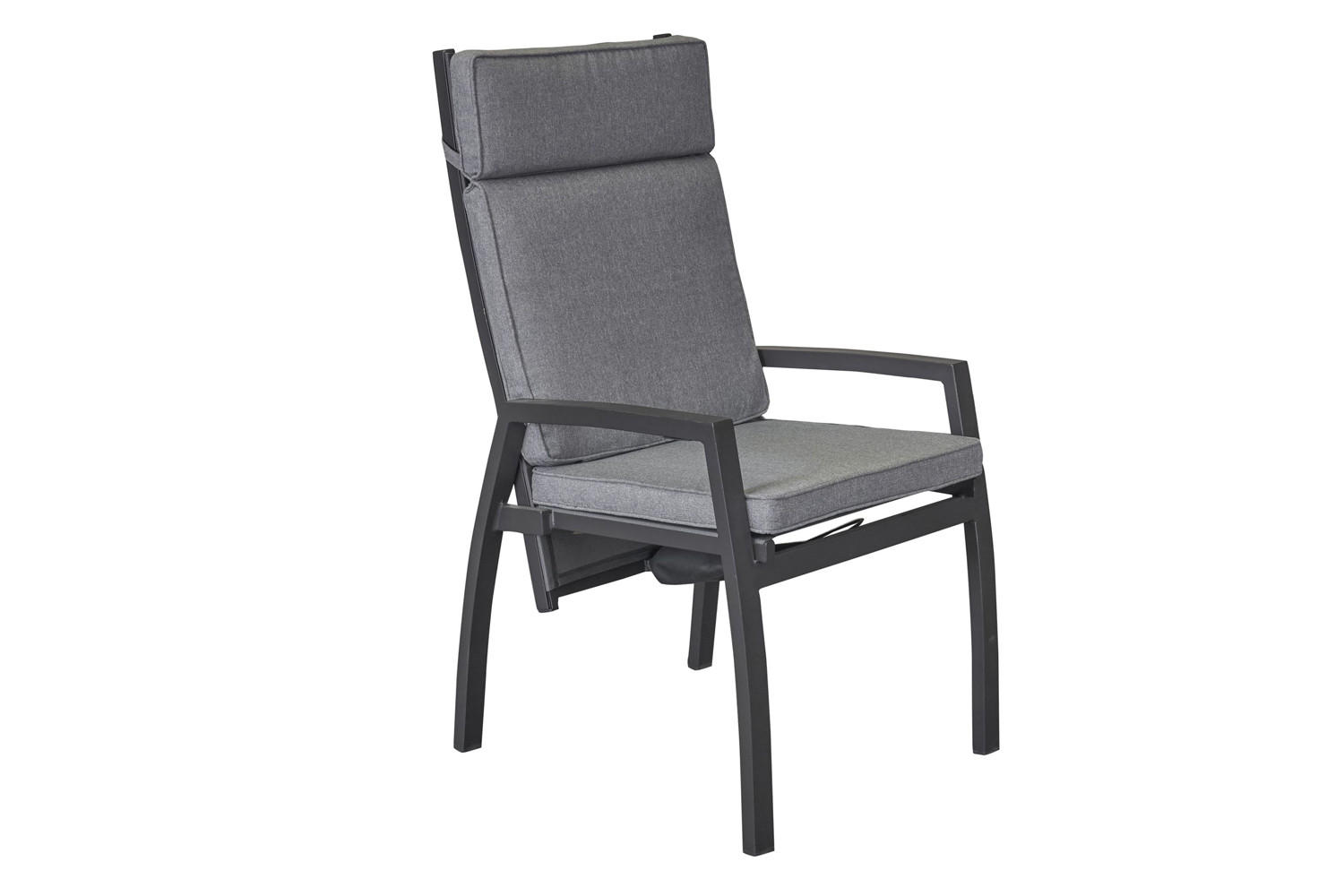 GARTENSTUHL Kalifornien 109x67x60 cm, Metall, Anthrazit - Anthrazit, Metall (67/109/60cm) - dasmöbelwerk