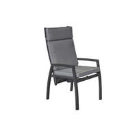 GARTENSTUHL Kalifornien 109x67x60 cm, Metall, Anthrazit - Anthrazit, Metall (67/109/60cm) - dasmöbelwerk