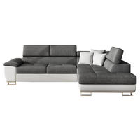 ECKSOFA Cotere Lux, Seite: Rechts - Grau, Holz/Textil (270/202cm) - MIRJAN24