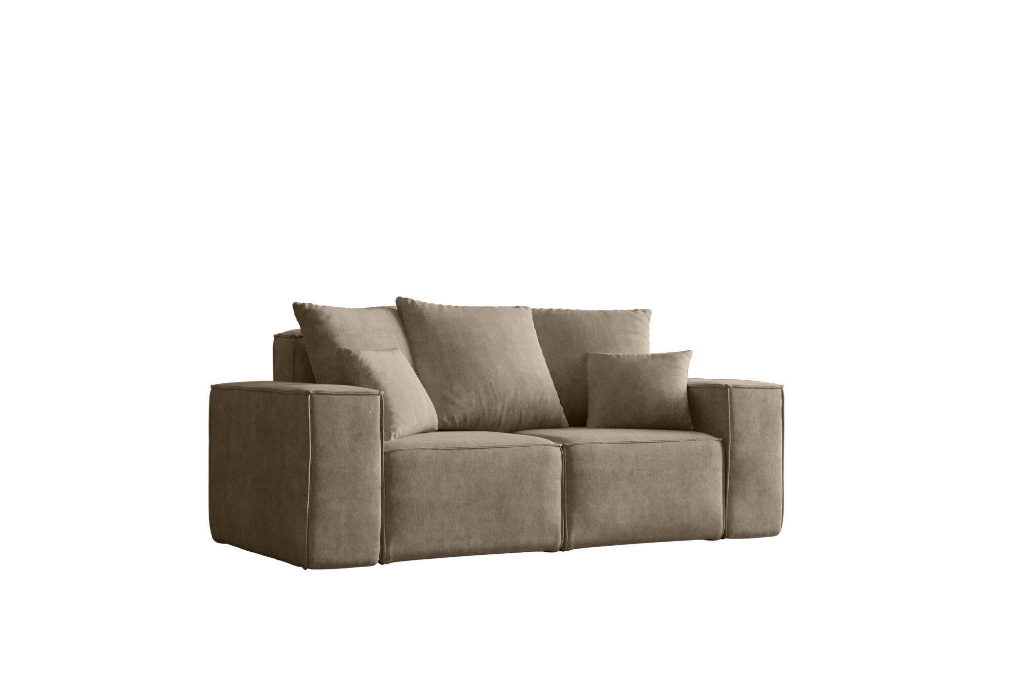 SOFA ELLA Modern Stoff Noel Beige - Ecru, Holz/Textil (182/78/90cm) - Kaiser Möbel
