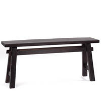 SITZBANK East 118 Mahagoni Recyclingholz massiv 03 dunkelbraun - Dunkelbraun, Holz (118/53/28cm) - DESIGN DELIGHTS