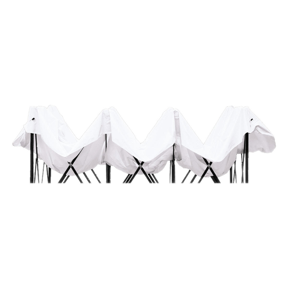 PAVILLONABDECKUNG Weiß 300/300/1 cm - Weiß, Kunststoff (300/1/300cm) - Mobili Rebecca