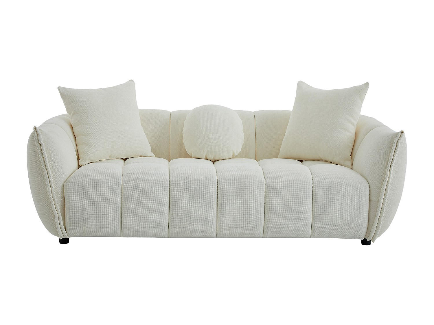 Vente-Unique Sofa Beige 216x68x97 cm