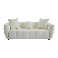 SOFA - 3 Personen - stoff - beige Gonolon - Beige, Kunststoff/Textil (216/68/97cm) - Vente-Unique