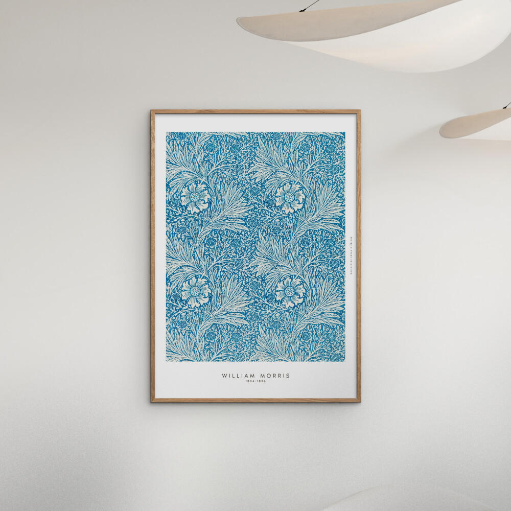 POSTER William Morris - Blues - Blau, Papier (30/40/0.1cm) - Poster&Frame