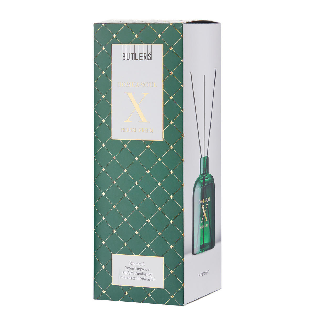 RAUMDUFT Home & Soul - Grün, Glas (7/22/7cm) - Butlers