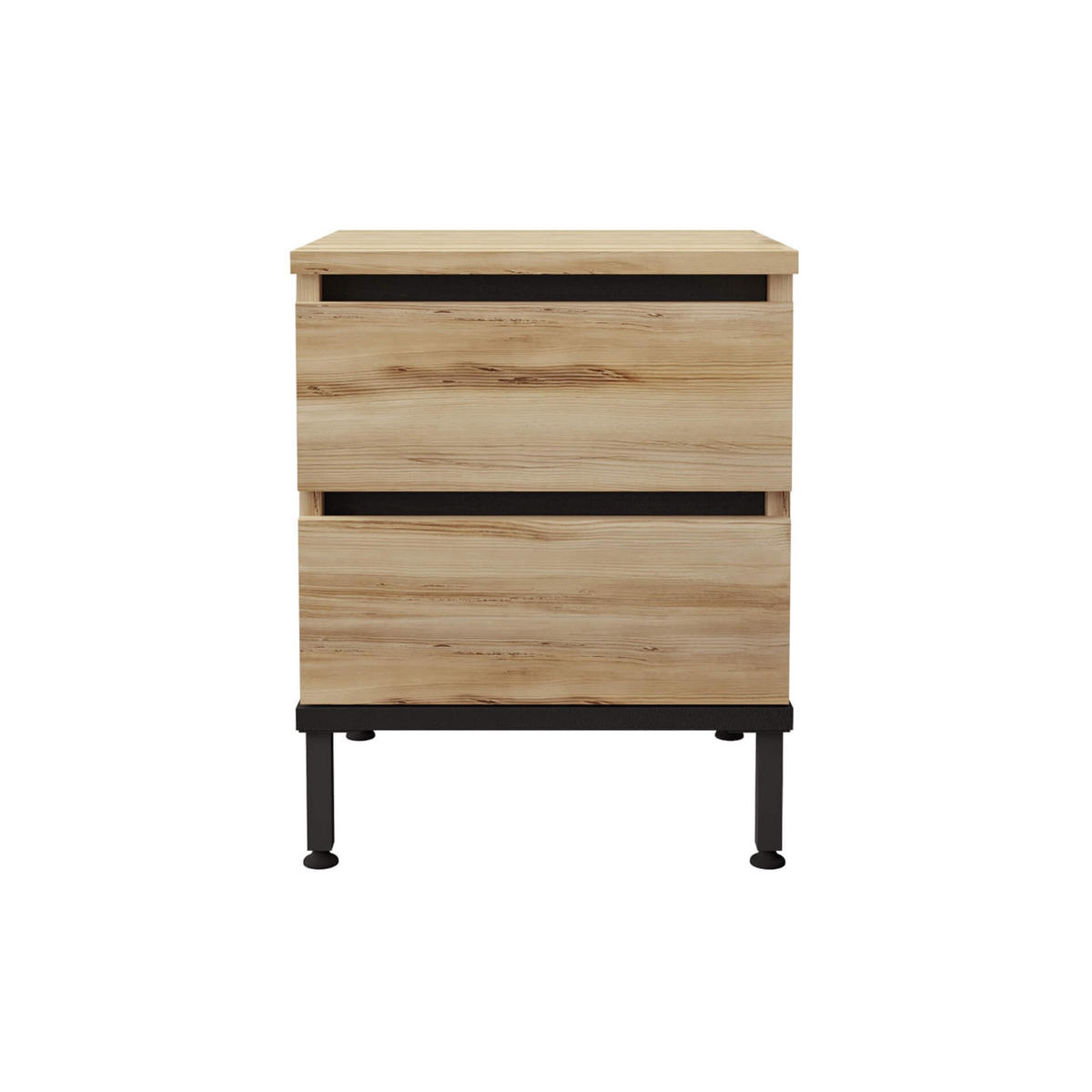 NACHTTISCH 40/35,5/49 cm - Beige, Holz (40/49/35.5cm) - Mobili Rebecca