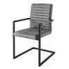 STUHL LOFT Microfaser Grau - Grau, Textil (54/91/55cm) - riess-ambiente