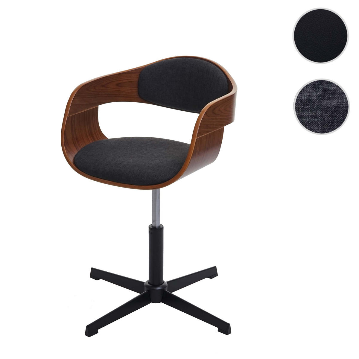 BÜROSTUHL Anthrazit - Anthrazit, Textil (64/83/64cm) - MCW