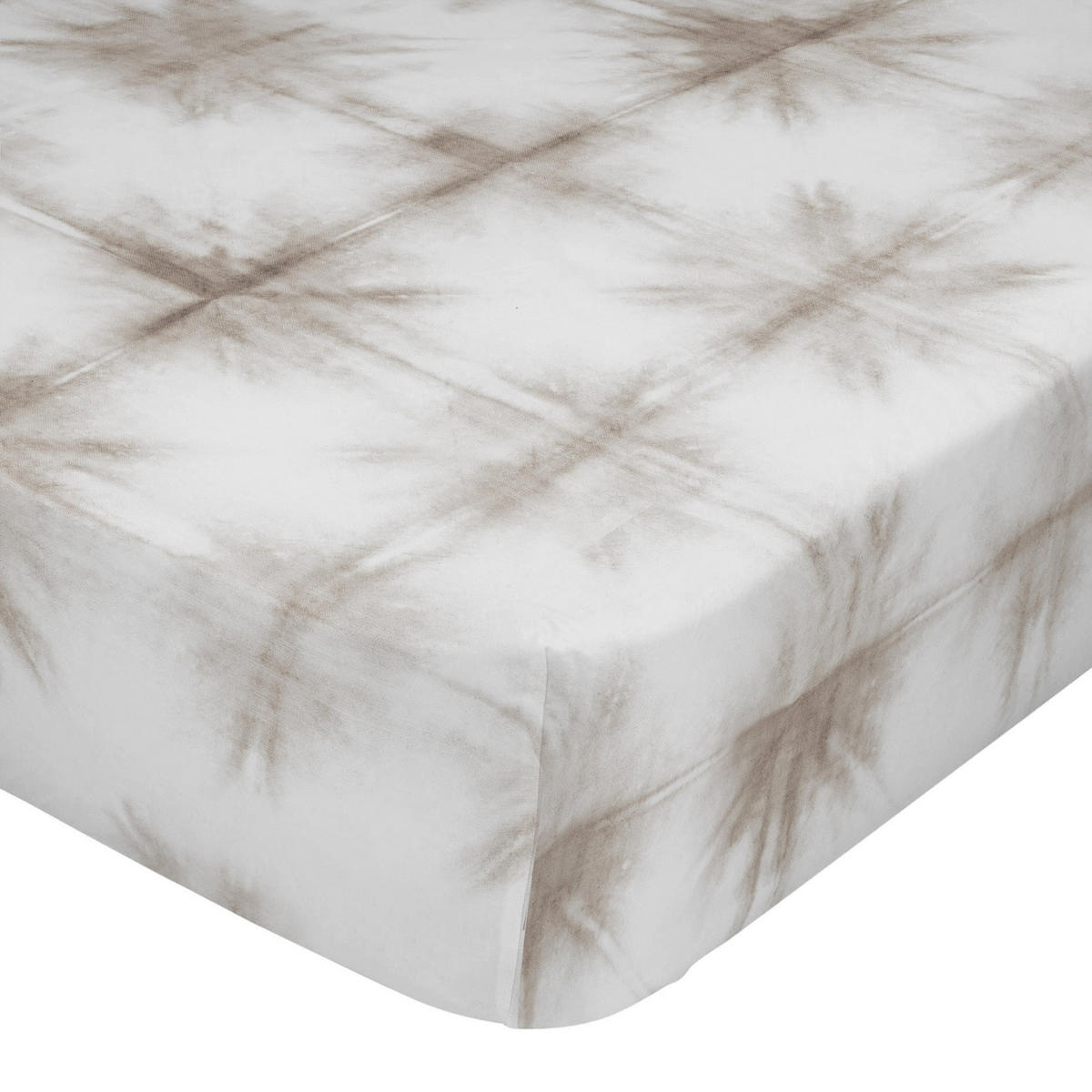 SPANNBETTTUCH tie dye 90x200x32 cm mehrfarbig - Multicolor, Textil (90/200cm) - Happy Friday