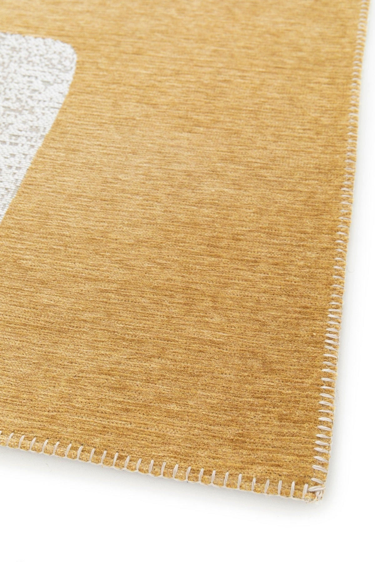 ZEITGENÖSSISCHER Teppich 100% recycelt gelb - Gelb, Textil (120/170cm) - AFK Living