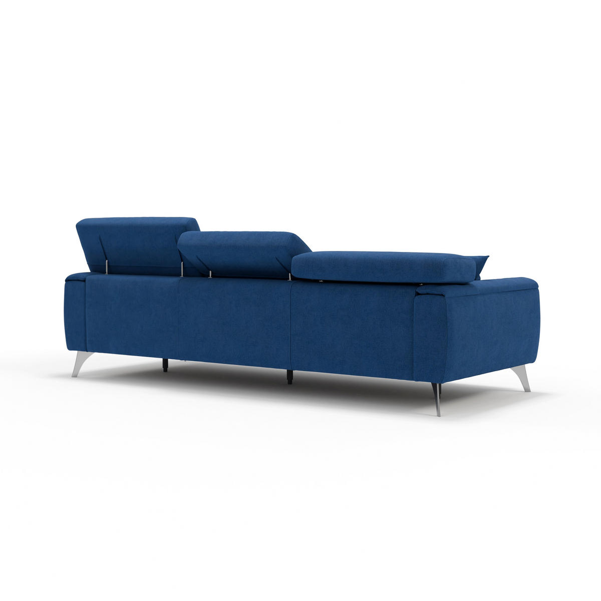 LINEARSOFA Caravaggio - Blau, Textil (244/73/102cm) - Divani.store